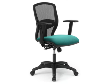 SPRINT RE - Height-adjustable mesh office chair with armrests with 5-Spoke base by Leyform - view 2