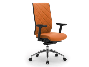 WIKI TECH - Height-adjustable fabric office chair with 5-Spoke base by Leyform - view 2