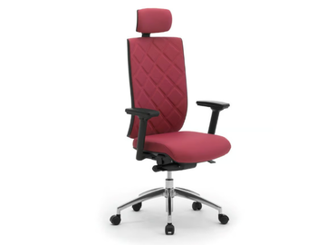 WIKI TECH - Height-adjustable fabric office chair with 5-Spoke base by Leyform - view 2