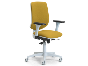 ACTIVE - Height-adjustable fabric office chair with armrests by Leyform - view 2