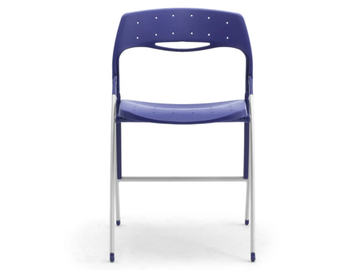 ARCADE - Folding open back polypropylene and steel chair by Leyform - view 3