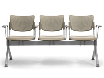 LAMIA - Freestanding steel and polypropylene beam seating by Leyform - view 3