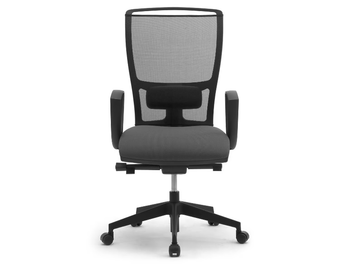 COMETA - Swivel fabric office chair with armrests by Leyform - view 2