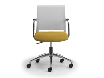 COMETA W - Fabric office chair with castors with 5-Spoke base by Leyform - view 2