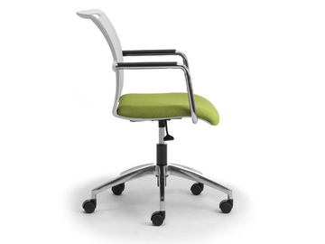 COMETA W - Fabric office chair with castors with 5-Spoke base by Leyform - view 3