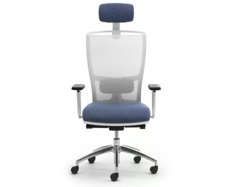 COMETA W - Fabric office chair with castors with 5-Spoke base by Leyform - view 2