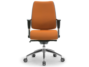 DD-2 - Swivel fabric office chair with armrests by Leyform - view 3