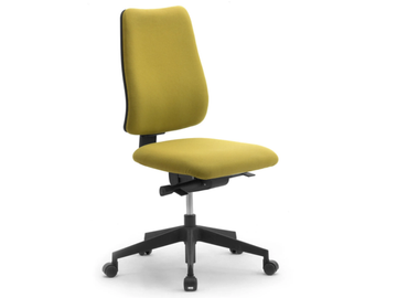 DD-4 - Swivel fabric office chair with castors by Leyform - view 2