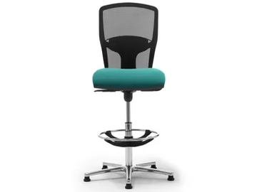 SPRINT RE - Height-adjustable mesh office chair with 5-Spoke base with fire retardant padding by Leyform - view 2