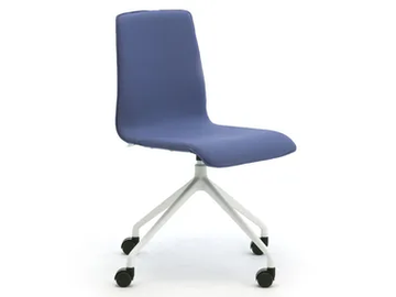 ZEROSEDICI - Trestle-based fabric chair with armrests by Leyform - view 2