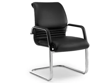 ELEGANCE - Cantilever leather chair with armrests by Leyform - view 2