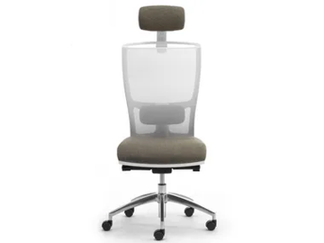 COMETA W - Fabric office chair with castors with 5-Spoke base by Leyform - view 2