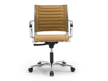 ORIGAMI TD - Fabric office chair with armrests with 5-Spoke base by Leyform - view 2