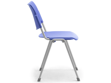 LAMIA - Stackable polypropylene chair with linking device open back by Leyform - view 2