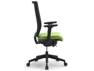 WIKI RE - Height-adjustable fabric office chair with 5-Spoke base by Leyform - view 3