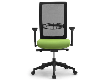 WIKI RE - Height-adjustable fabric office chair with 5-Spoke base by Leyform - view 2