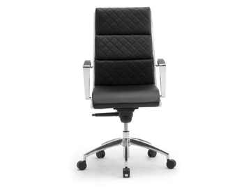 ORIGAMI CU - Fabric office chair with armrests with 5-Spoke base by Leyform - view 3