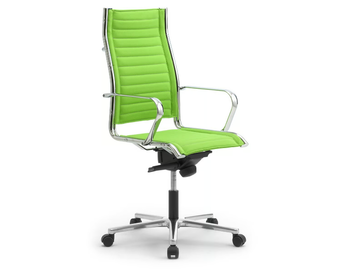 ORIGAMI TD - Fabric office chair with armrests with 5-Spoke base by Leyform - view 2