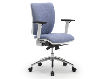 SPRINT W - Fabric office chair with armrests with 5-Spoke base by Leyform - view 2