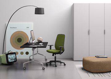 STAR - TECH - Fabric office chair with armrests with 5-Spoke base by Leyform - view 3