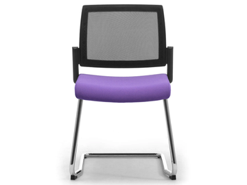 WIKI RE - Cantilever fabric chair open back by Leyform - view 2