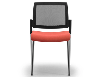 WIKI RE - Fabric chair open back with integrated cushion by Leyform - view 2