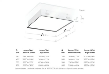 CUBIC DÉCO L3 - LED recessed ceiling lamp by Lightnet - view 3