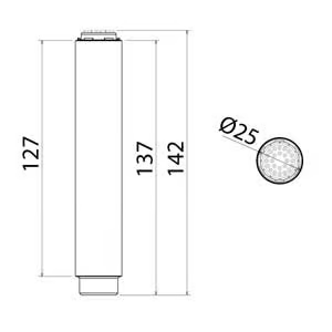DOC003 - Stainless steel handshower by Linki - view 3