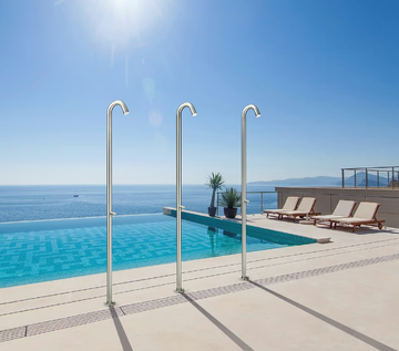 OUTDOOR 001 - Stainless steel outdoor shower by Linki - view 3