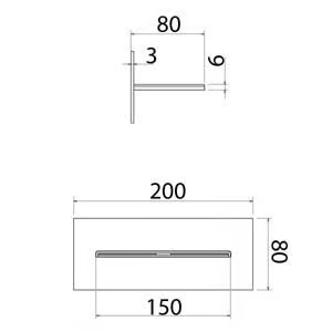 SOF080 - Wall-mounted stainless steel waterfall spout by Linki - view 3