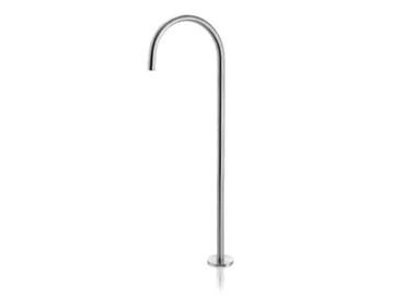 CANNE 060 - Floor standing stainless steel bathtub spout by Linki - view 2