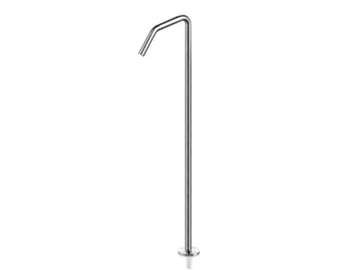CANNE 061 - Floor standing stainless steel bathtub spout by Linki - view 2