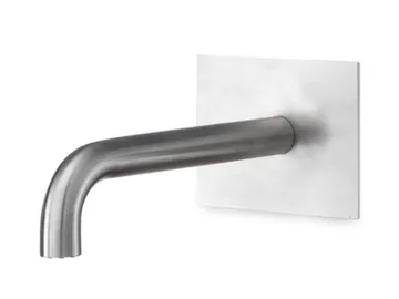 CANNE 211 - Wall-mounted stainless steel bathtub spout with plate by Linki - view 2