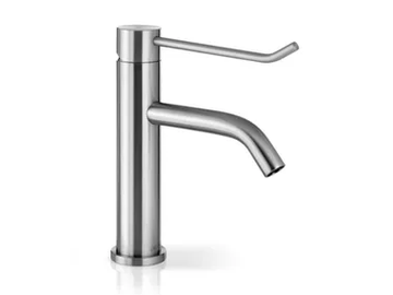 SEN201 - Countertop single handle stainless steel washbasin mixer by Linki - view 2
