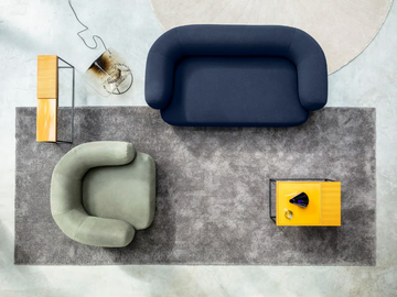 ARP - 2 seater fabric sofa by Linteloo - view 3