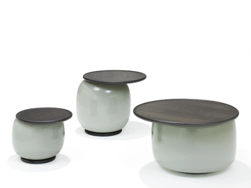 BALANCED - Round Murano glass coffee table by Linteloo - view 3