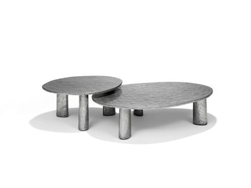 CHARLES - Aluminium coffee table by Linteloo - view 3