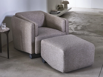 TILT - Upholstered fabric armchair with armrests by Linteloo - view 3