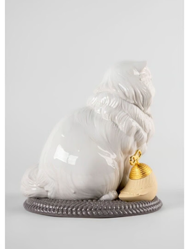PERSIAN CAT - Porcelain decorative object by Lladró - view 3