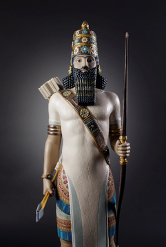 ASSYRIAN ARCHER - Porcelain decorative object by Lladró - view 3