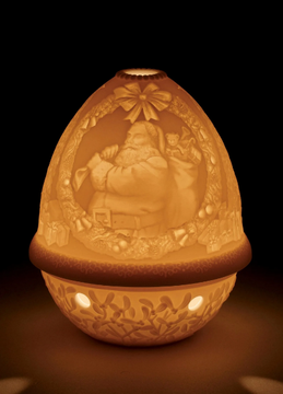 SANTA CLAUS - Cordless porcelain table lamp by Lladró - view 3