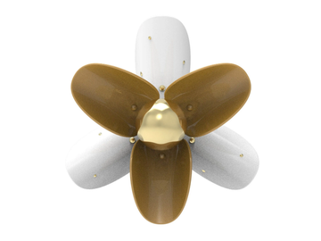 BLOSSOMS - Porcelain wall lamp by Lladró - view 2