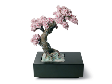 BLOSSOMING TREE - Porcelain decorative object by Lladró - view 2
