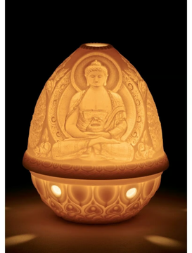 BUDDHA - Cordless porcelain table lamp by Lladró - view 3