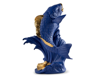 CARPA KOI - Porcelain decorative object by Lladró - view 2