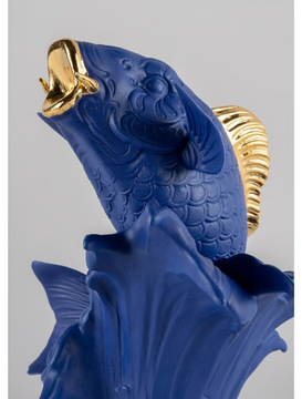 CARPA KOI - Porcelain decorative object by Lladró - view 3