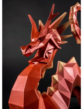 DRAGON - Porcelain decorative object by Lladró - view 3