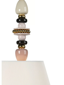 FIREFLY (PINK - GOLDEN) - Porcelain pendant lamp by Lladró - view 3