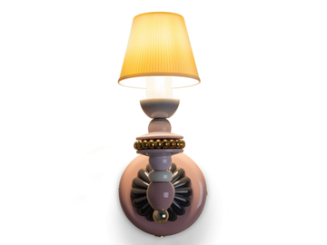 FIREFLY (PINK - GOLDEN) - Porcelain wall lamp by Lladró - view 3