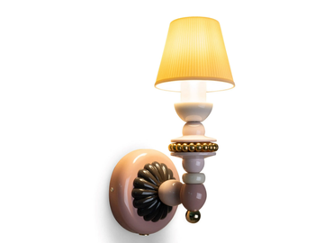 FIREFLY (PINK - GOLDEN) - Porcelain wall lamp by Lladró - view 2